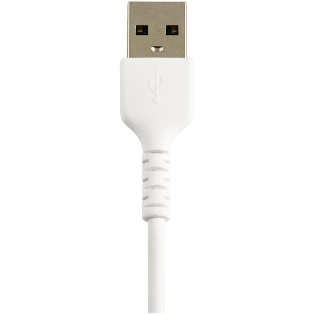 StarTech.com - Cable Resistente USB-A a Lightning de 15 cm Blanco - Cable de Sincronización y Carga USB Tipo A a Lightning con F