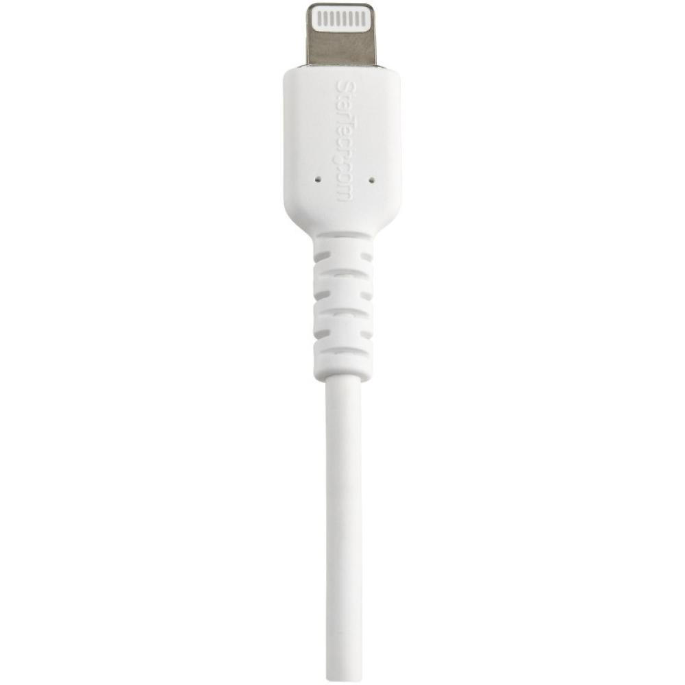 StarTech.com - Cable Resistente USB-A a Lightning de 15 cm Blanco - Cable de Sincronización y Carga USB Tipo A a Lightning con F
