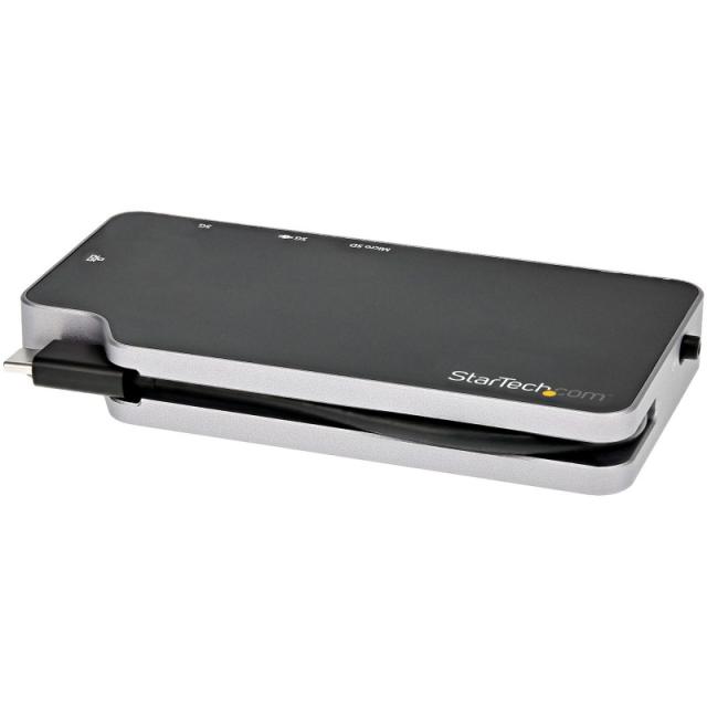 StarTech.com - Adaptador Multipuertos USB C - Docking Station USB 3.1 Tipo C a Vídeo HDMI de 4K o VGA - PD Pass-through de 100W