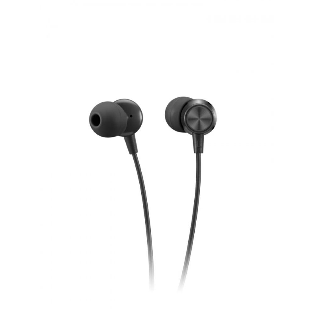 Lenovo - 4XD1J77351 auricular y casco Auriculares Alámbrico Dentro de oído Oficina/Centro de llamadas USB Tipo C Negro