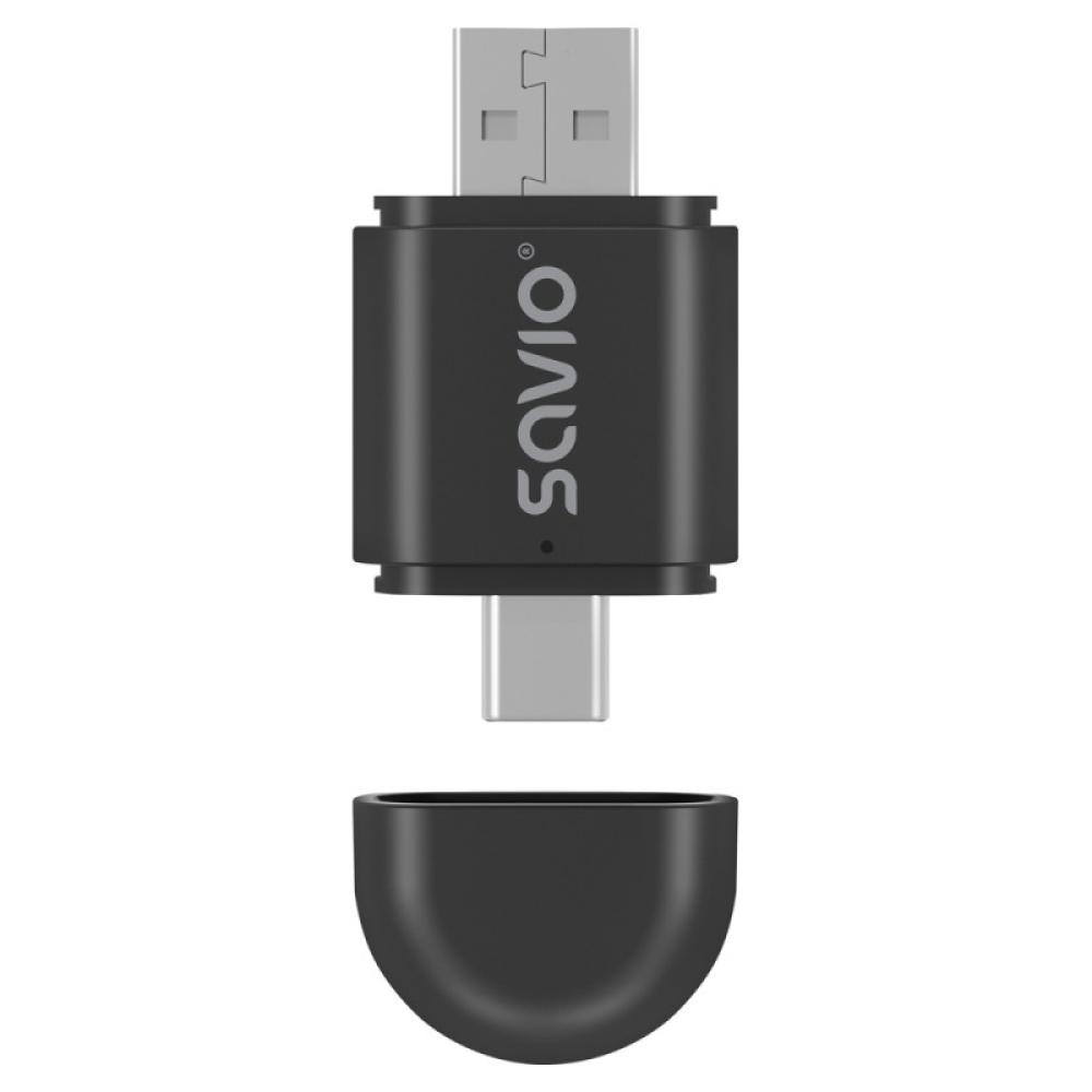 Savio - TR-17 transmisor de audio inalámbrico USB 10 m Negro