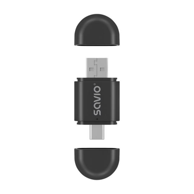 Savio - TR-17 transmisor de audio inalámbrico USB 10 m Negro