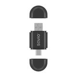 Savio - TR-17 transmisor de audio inalámbrico USB 10 m Negro