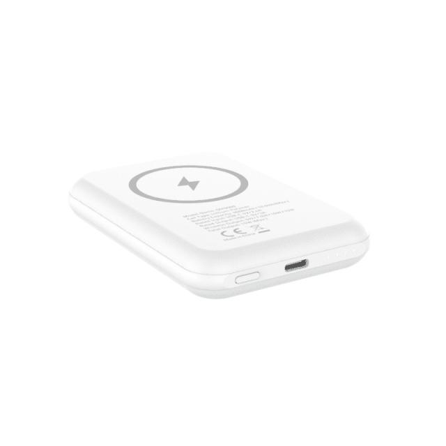 Energizer - QM5000 batería externa Polímero de litio 5000 mAh Cargador inalámbrico Blanco