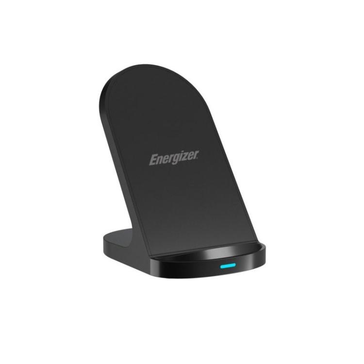 Energizer - WCP108 cargador de dispositivo móvil Smartphone Negro USB Cargador inalámbrico Carga rápida Interior