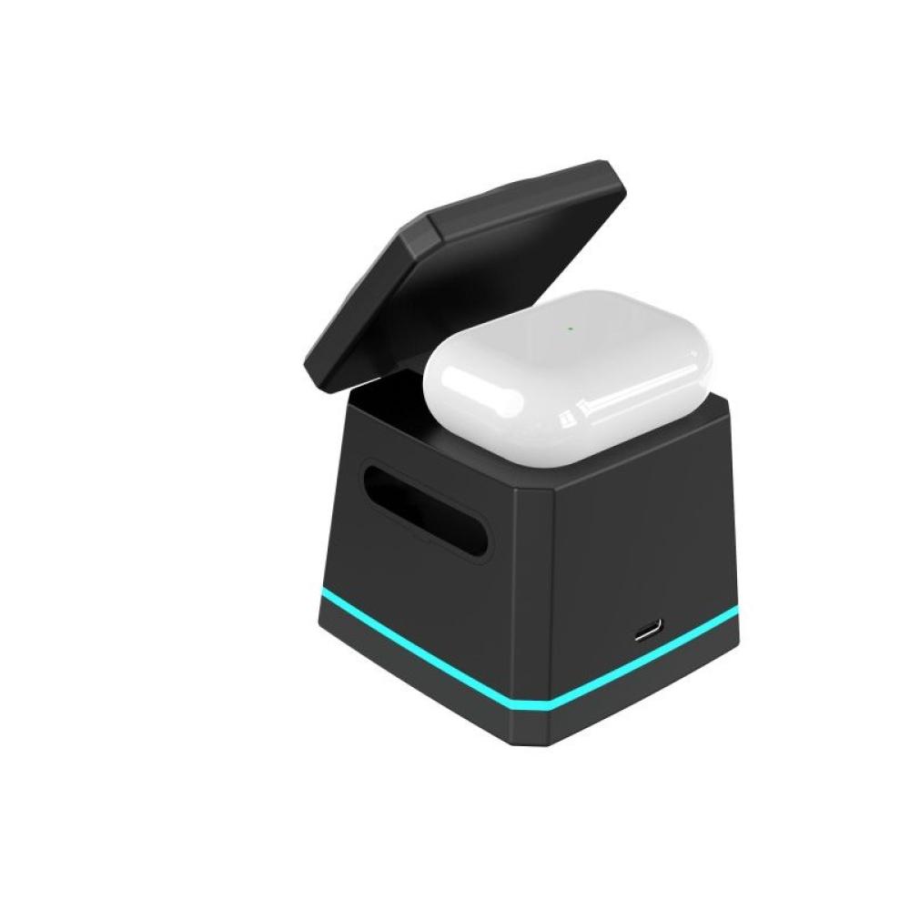 Energizer - WCP307 cargador de dispositivo móvil Auriculares, Smartphone, Reloj inteligente Negro USB Cargador inalámbrico Carga