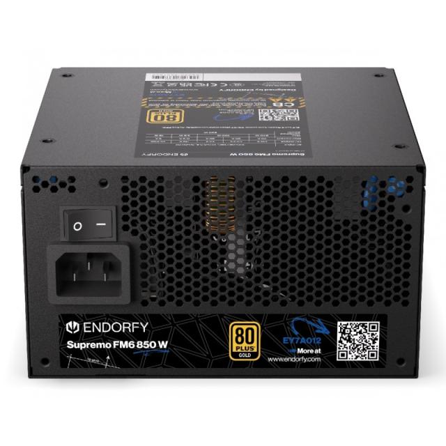 ENDORFY - Supremo FM6 850 W unidad de fuente de alimentación 24-pin ATX ATX Negro