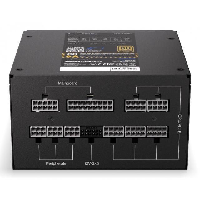 ENDORFY - Supremo FM6 850 W unidad de fuente de alimentación 24-pin ATX ATX Negro