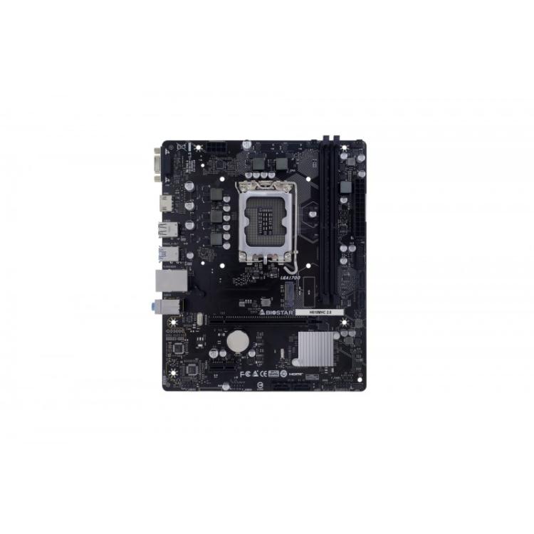 Biostar - H610MHC 2.0 placa base Intel H610 LGA 1700 micro ATX
