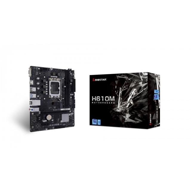 Biostar - H610MHC 2.0 placa base Intel H610 LGA 1700 micro ATX