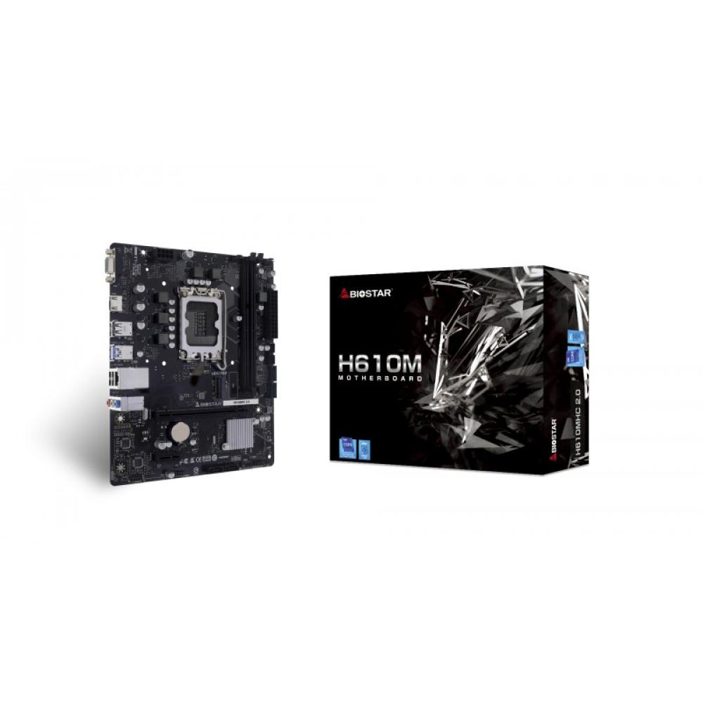 Biostar - H610MHC 2.0 placa base Intel H610 LGA 1700 micro ATX