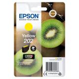 Epson - Kiwi Singlepack Yellow 202 Claria Premium Ink