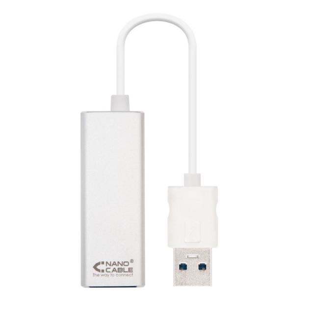 Nanocable - USB 3.0/RJ-45, 0.15m tarjeta y adaptador de interfaz