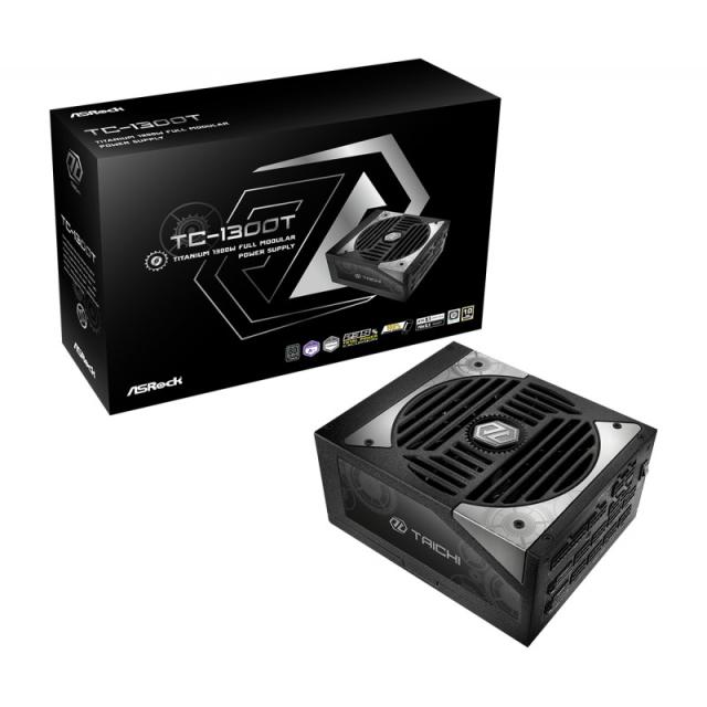 Asrock - Taichi TC-1300T unidad de fuente de alimentación 1300 W 20+4 pin ATX ATX Negro