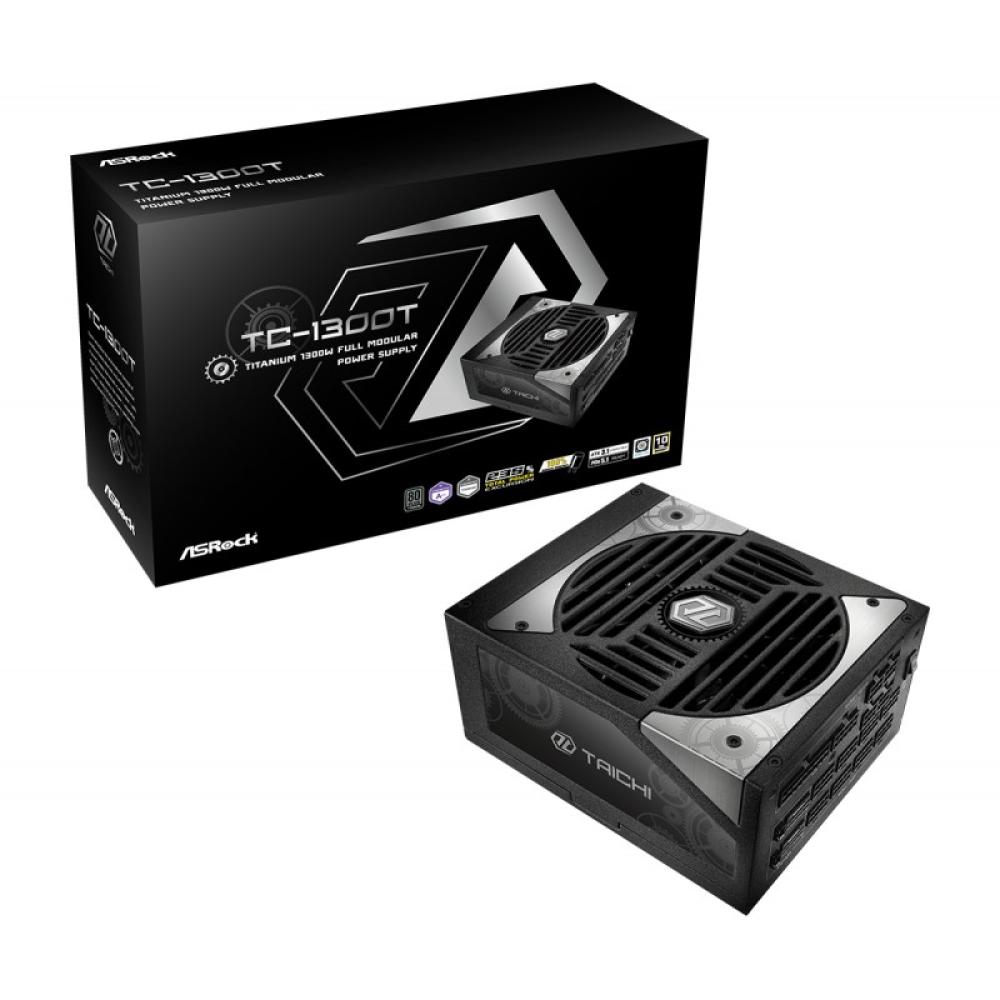 Asrock - Taichi TC-1300T unidad de fuente de alimentación 1300 W 20+4 pin ATX ATX Negro