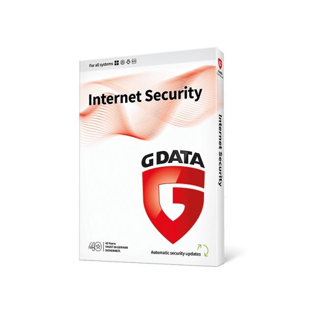 PINBOX - G Data Internet Security 10 Pcs Licencia Electronica