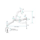 StarTech.com - Soporte con Brazo Articulado y Diseño de Perfil Delgado para Monitor