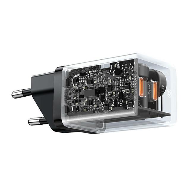 Baseus - GaN5 Pro 40W Universal Negro Corriente alterna Carga rápida Interior