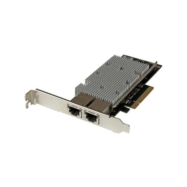 StarTech.com - Tarjeta Adaptador de Red PCI Express Ethernet 10GBase-T con 2 Puertos RJ45 Chipset Intel x540