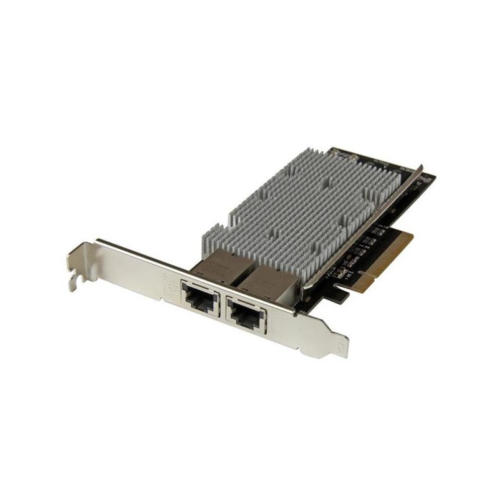 StarTech.com - Tarjeta Adaptador de Red PCI Express Ethernet 10GBase-T con 2 Puertos RJ45 Chipset Intel x540