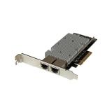 StarTech.com - Tarjeta Adaptador de Red PCI Express Ethernet 10GBase-T con 2 Puertos RJ45 Chipset Intel x540