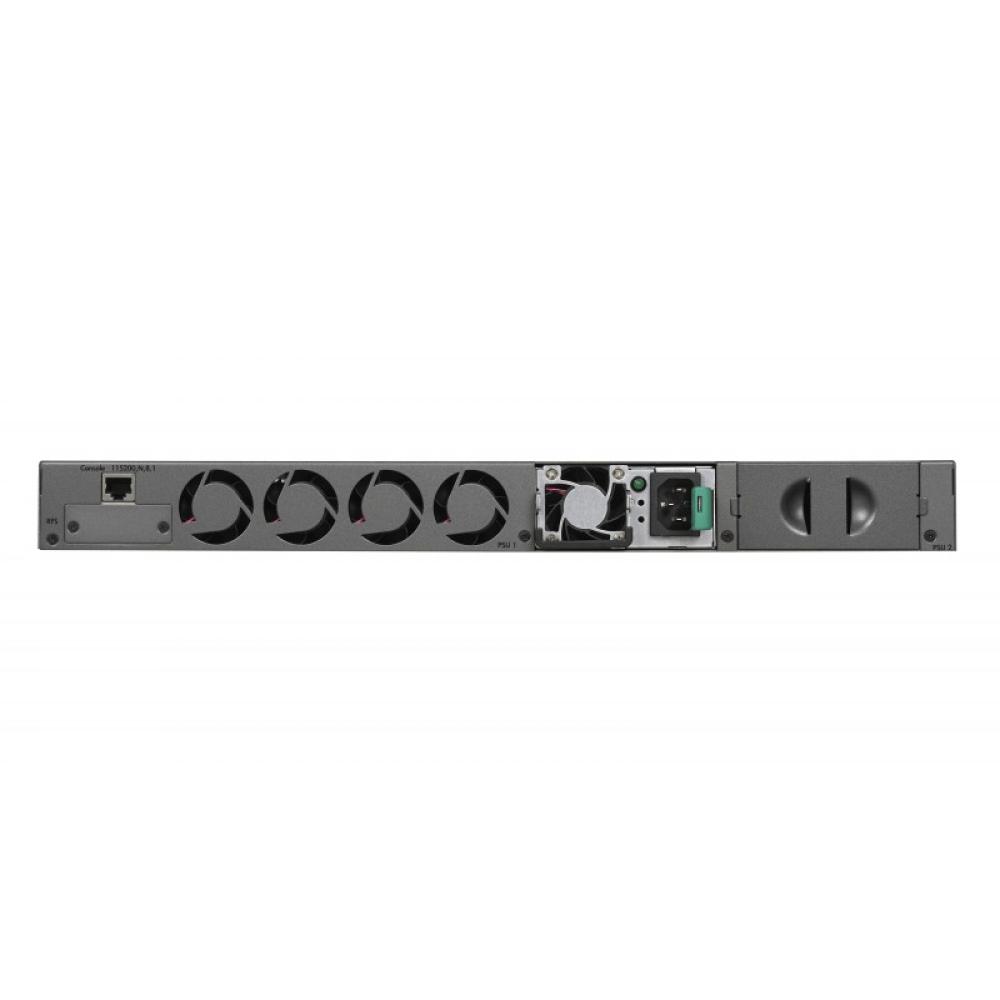 NETGEAR - M4300-52G-PoE+ 1000W PSU Gestionado L2/L3/L4 Gigabit Ethernet (10/100/1000) Energía sobre Ethernet (PoE) 1U Negro