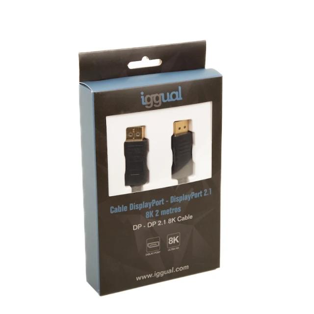 iggual - Cable DisplayPort (M) 1.4 8K@60hz 2 metros