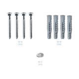 TooQ - Soporte Giratorio e Inclinable para Monitor / TV LCD, Plasma de 23”- 55”, con Tres Pivotes, Negro