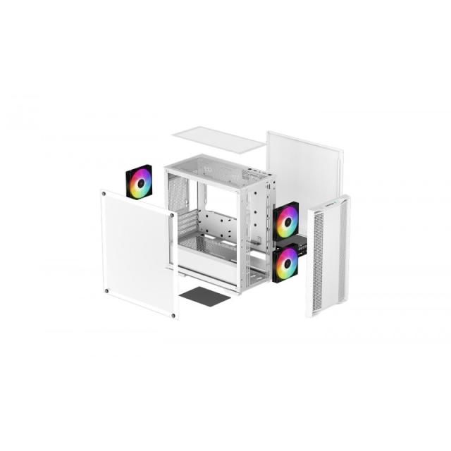 DeepCool - CC360 WH ARGB Mini Tower Blanco