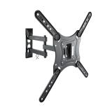 TooQ - Soporte Giratorio e Inclinable para Monitor / TV LCD, Plasma de 23”- 55”, con Tres Pivotes, Negro