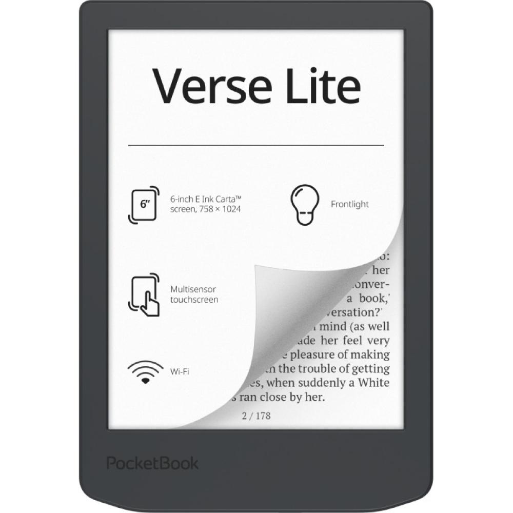 PocketBook - Verse Lite lectore de e-book Pantalla táctil 8 GB Wifi Gris