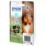 Epson - Squirrel Singlepack Light Cyan 378XL Claria Photo HD Ink