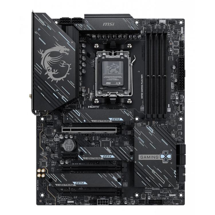 MSI - X870E GAMING PLUS WIFI placa base AMD X870E Zócalo AM5 ATX