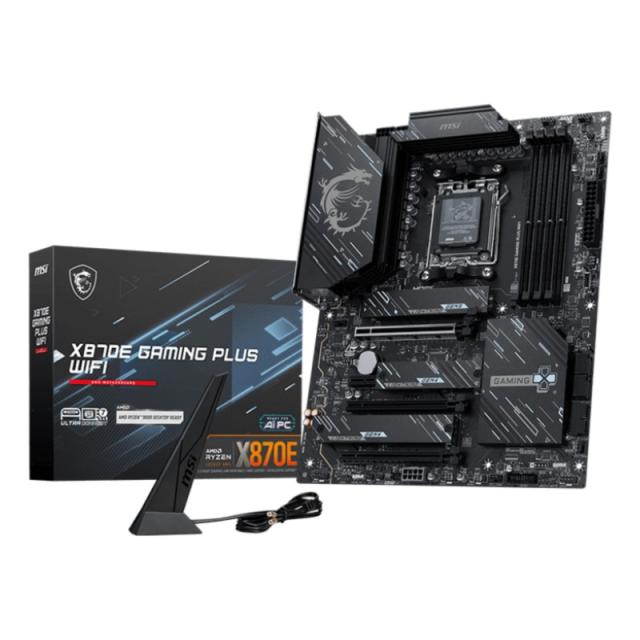 MSI - X870E GAMING PLUS WIFI placa base AMD X870E Zócalo AM5 ATX