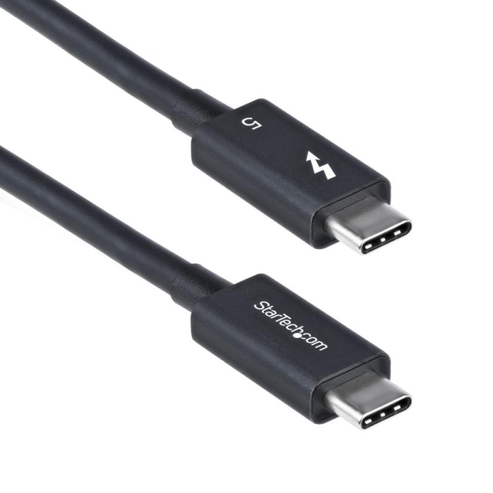 StarTech.com - Cable Thunderbolt 5 de 1m - 80Gbps hasta 120Gbps - PD 240W - 8K 60Hz - Cable Certificado - Compatible con Thunder