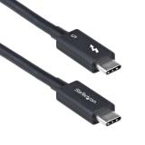 StarTech.com - Cable Thunderbolt 5 de 1m - 80Gbps hasta 120Gbps - PD 240W - 8K 60Hz - Cable Certificado - Compatible con Thunder