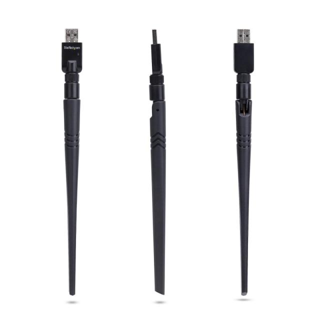 StarTech.com - Adaptador USB Bluetooth 5.3 Clase 1 para PC o Portátil - Dongle Bluetooth de Largo Alcance para Teclado Ratón o R