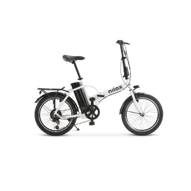 Nilox - URBAN - eBike J1 Pro Blanco Acero 50,8 cm (20") 23,5 kg