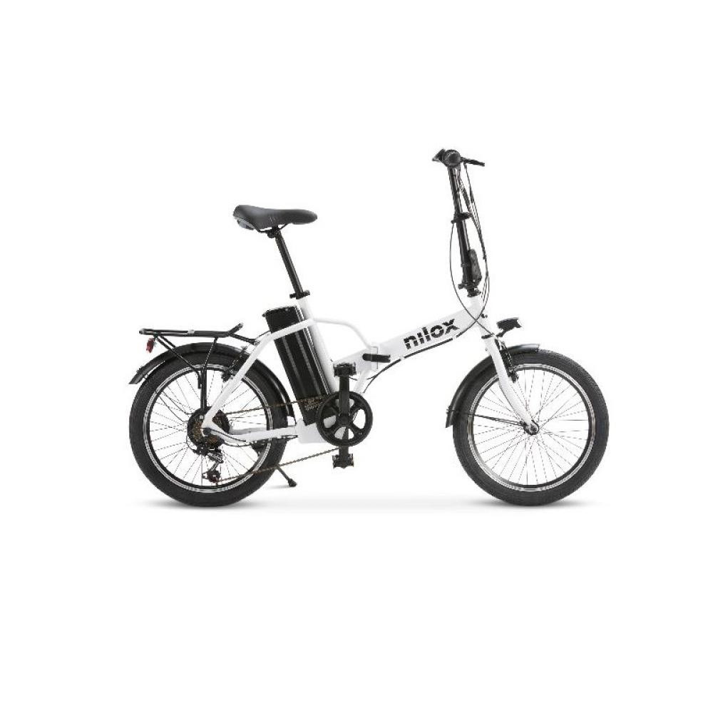 Nilox - URBAN - eBike J1 Pro Blanco Acero 50,8 cm (20") 23,5 kg
