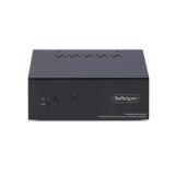 StarTech.com - Switch KVM de 2 Puertos DisplayPort HDMI - Conmutador KVM de Dos Monitores - Hub Ladrón USB 2 Puertos 5Gbps - 2 P