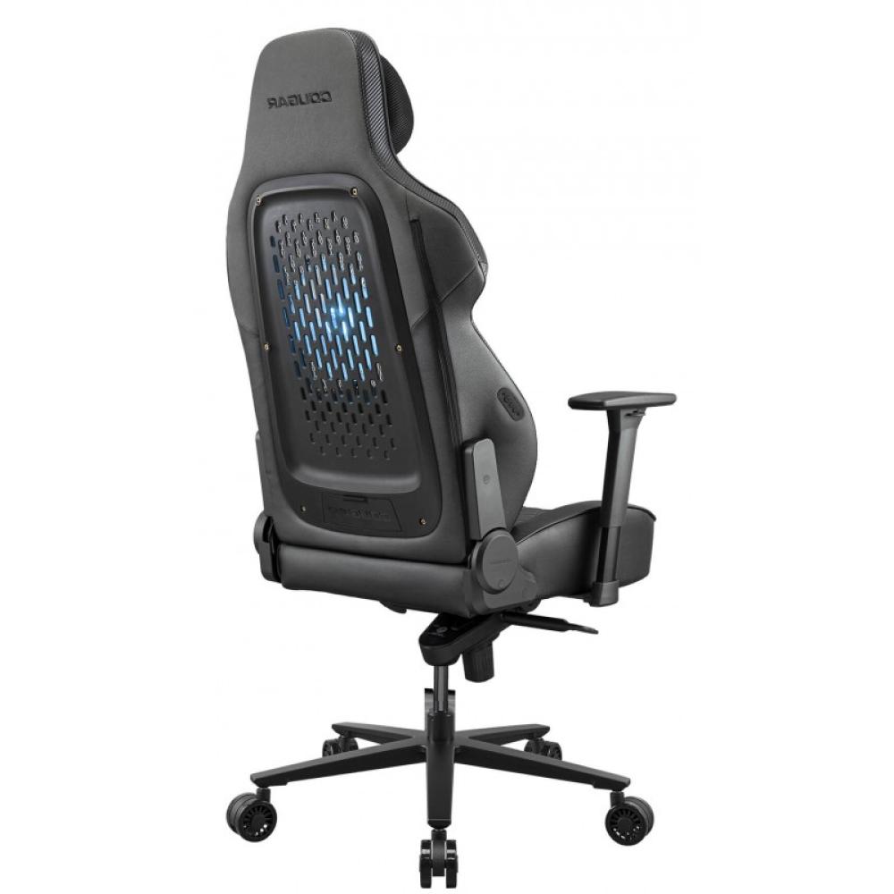 COUGAR - CGR-ARP-BLB Silla para videojuegos universal Asiento acolchado Negro, Naranja