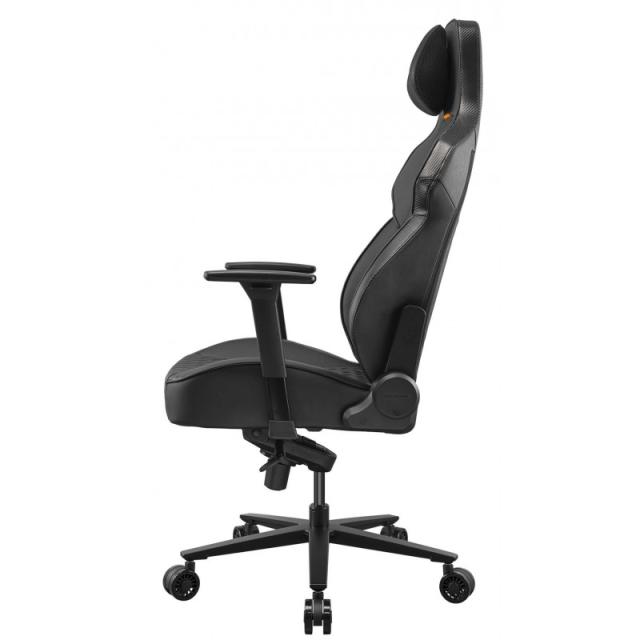 COUGAR - CGR-ARP-BLB Silla para videojuegos universal Asiento acolchado Negro, Naranja