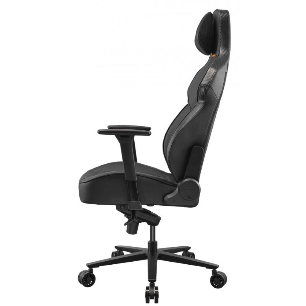COUGAR - CGR-ARP-BLB Silla para videojuegos universal Asiento acolchado Negro, Naranja