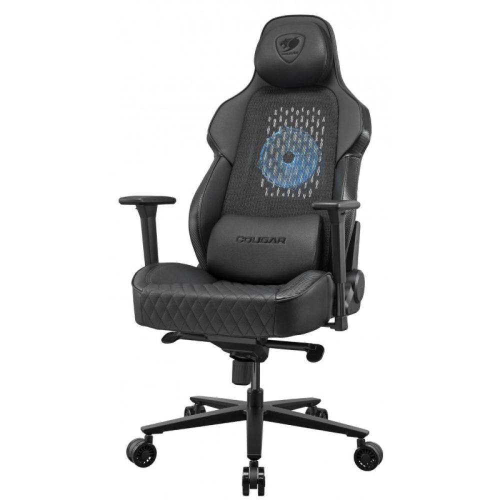 COUGAR - CGR-ARP-BLB Silla para videojuegos universal Asiento acolchado Negro, Naranja