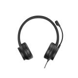 Conceptronic - POLONA05BC auricular y casco Auriculares Alámbrico Diadema Llamadas/Música USB Tipo C Negro