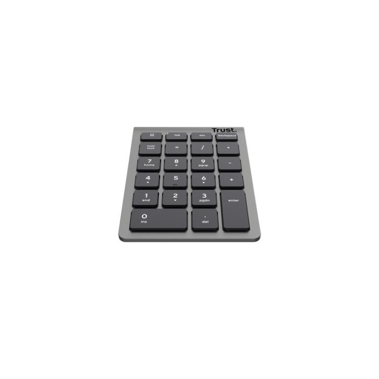 Trust - Xalas teclado numérico Portátil/PC RF inalámbrico Plata