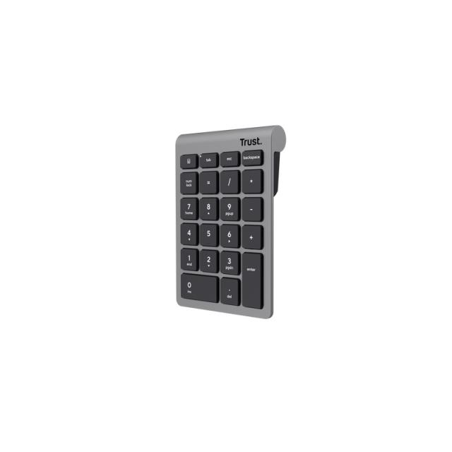 Trust - Xalas teclado numérico Portátil/PC RF inalámbrico Plata