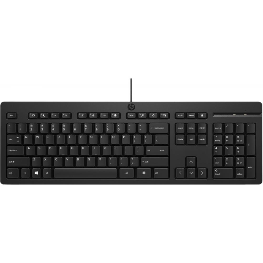 HP - Teclado con cable USB 125 G2