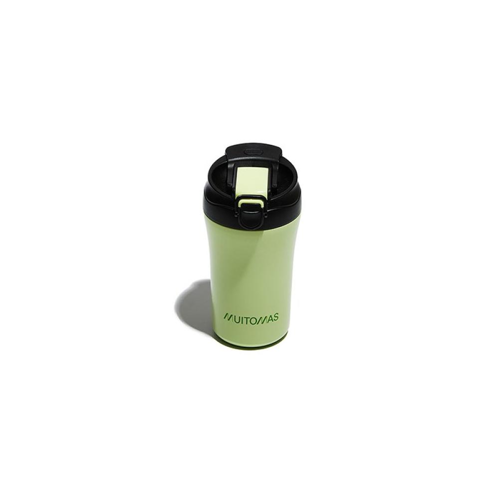 Muitomas - WBOTTLETH350GN taza de viaje 350 ml Negro, Verde Acero inoxidable