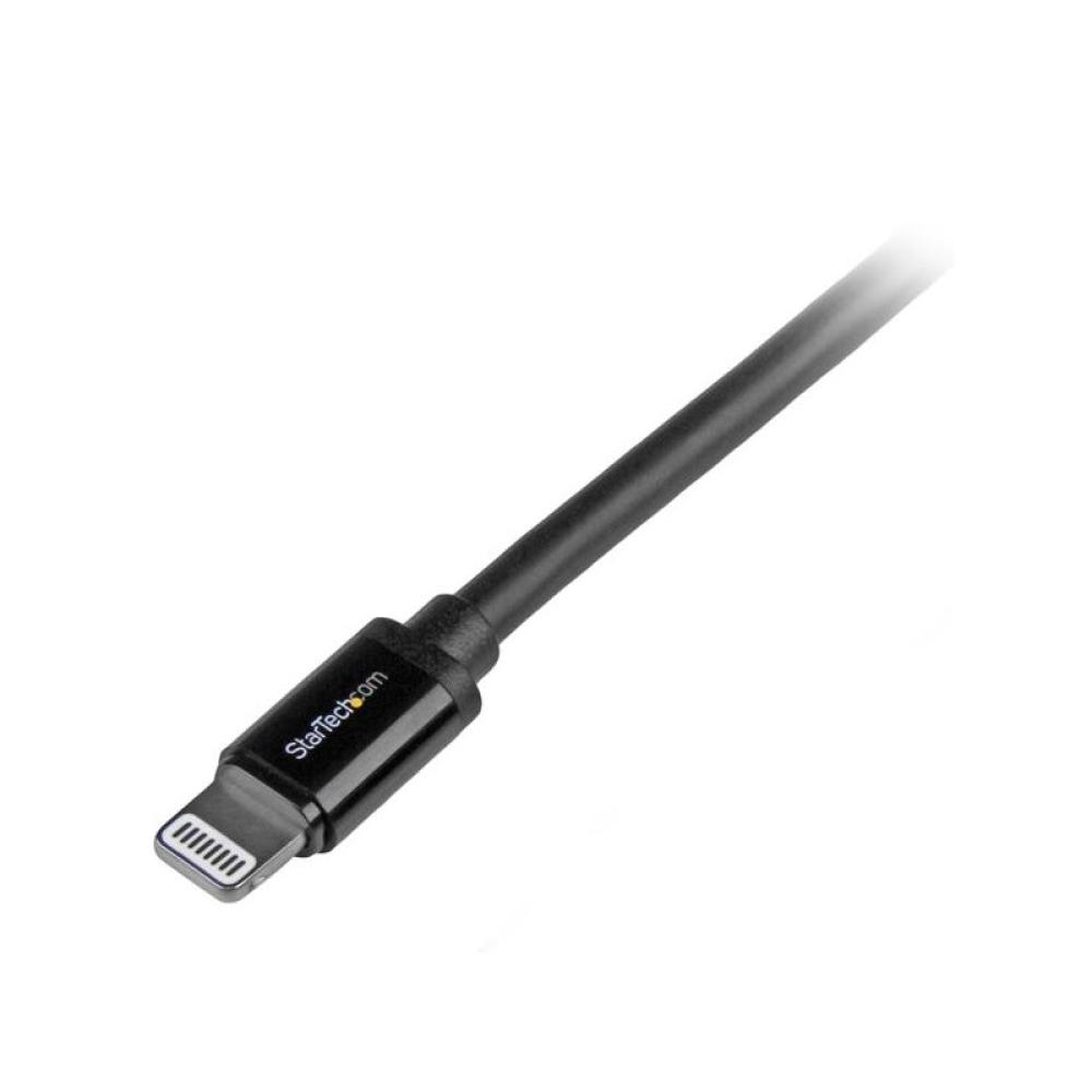StarTech.com - Cable 2m Lightning 8 Pin a USB A 2.0 para Apple iPod iPhone 5 iPad - Negro